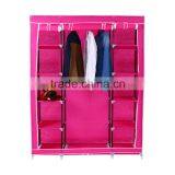 Hot Sell Folding Fabric Clothes Wardrobe thumbnail-3