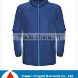 2015 190t nylon fabric rain jacket foldable nylon racing jacket