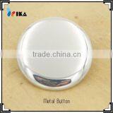 Mirror Like Round Zinc Alloy Shank Button