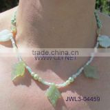 Onyx Leaf Shaped Necklaces in Cheap Price