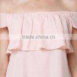 Wholesale Women Clothing New Fashion Women Tops Off-Shoulder Top for Women thumbnail-4