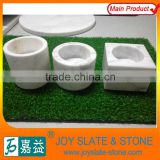 Natural Round Marble Candler
