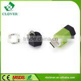 ABS Material USB Rechargeable Led Mini Flashlight Keychain thumbnail-3
