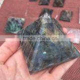 Natural High Quality Labradorite Stone Pyramid Decor thumbnail-6