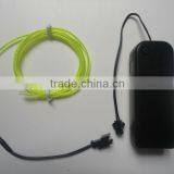 High Brightness El Wire Cable for Decoration Lemon Green thumbnail-2