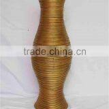 Best Quality Eco-friendly PE Rattan Handwoven Rattan Floor Vases thumbnail-3