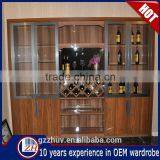 Wine Display Cabinet Oak Wine Cabinet thumbnail-2