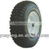 13 Inch 4.10/3.50-6 Air Tire With Steel Rim