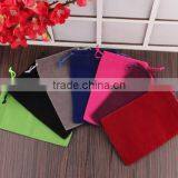 10*13cm High Quality Wholesale Custom Printed Velvet Drawstring Pouch