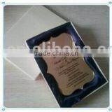 2015 New Design Clear Lucite Wedding Invitation Card