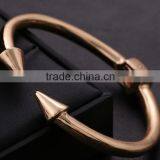 Fashion Stainless Steel VITA Little Giant Bangle New Gold Bracelet Designs thumbnail-5