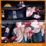 Fashion Home Soft Printed Silk Bedding Set thumbnail-2