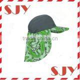 UV Sun Protective Girls UPF 50+ Flap Hats thumbnail-3