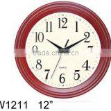 Retro Style Wood Art Wall Clock for Decoration