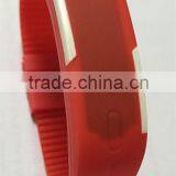 Fashion Bracelet Wrist Led Silicone Watch With Adjustable Silicon Band thumbnail-5