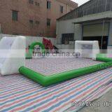 Mini Inflatable Football Field for Chidlren,cheap Sealed Football Pitch Kids Play Inflatable Soccer Courts