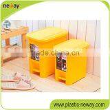 Colorful Standing Plastic Dustbin Foot Pedal Plastic Bin thumbnail-3