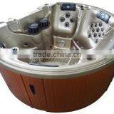 5 People Wholesale Promotonal Free Enjoy Outdoor Semi-circle Spa With LED Lights thumbnail-1