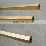 C26000 high elongation square brass tube for water heat
