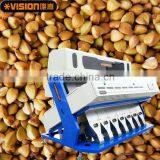 Buckwheat Color Sorting Machine, Vision's CCD Wheat Color Sorter Machine! With Japan Nikon Camera and Schneider Switch!