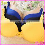 Hot Sexy Girls Adjustable Push Up Bra Candy Color Sexy Young Ladies Front Button Bra 2014 Summer Underwear Wholesale