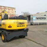 8 Ton Wheel Excavator With Cane Loader for Sale thumbnail-1