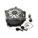 CNC Air Cleaner Filter Kit For Sportster XL1200 2007-2011 Iron 883 2009-2014