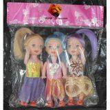 HS Group HaS Toys Barbie Doll Bike Bed Sleeping Kitchen for Girls thumbnail-2