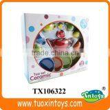 Ceramic Heart Shaped Cup and Saucer, Porcelain Heart Shaped Tea Cup