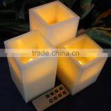 Led Flameless Candles Led Flameless Square Pillar Flickering Candles Home Decorative Candles Wedding Candles thumbnail-4