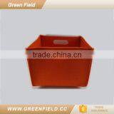 Orange Felt Fabric Bag Storage Sack Basket 2017 Premium Items thumbnail-1