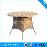 Outdoor Furniture Chrysanthemum Weaving Dining Table And Chairs thumbnail-2