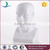 Home Products the Man's Head Statue White Ceramic Home Decor thumbnail-1
