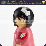 Japanese Stylish Toy Lassock Decoration, Red Beautiful Girl thumbnail-2