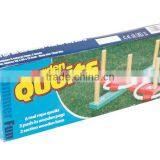 Champion Sports Kids Family Outdoor Beach Backyard Wooden Ring Toss Game Set New