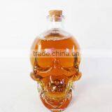 Clear Glass Skull Decanter - Fill It Up W/ Wine, Beer or Liquor, 100/150/380/700 ml thumbnail-6