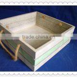 Товарная Гарантия. Складываемые деревянные торговые ящики с черной поверхностью отгорания и доской для мелкой росписи thumbnail-6