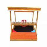 Outdoor Kid Wooden Sandpit Ball Pit Sandbox Furniture thumbnail-4