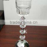 Glass Goblet Candle Holder for Home Decoration