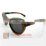 High Quality Wholesale Maple Wood Rainbow Wooden Sunglasses thumbnail-5