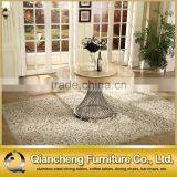 Mirror Silver Round Rotating Dining Table for Hotel thumbnail-5