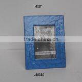 Blue Enamel Painted Cast Aluminium Photo Frame Available in All Colours thumbnail-1