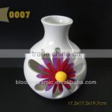 Ceramic christmas flower vase