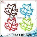 Promotional Free Gift Maple Leaf Design Silicone Placemat Pot Holder thumbnail-2