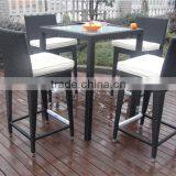 Outdoor/Indoor Furniture Rattan/Wicker Patio Bar Set thumbnail-2
