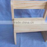 Convenient Carry Baby Wood Scalable Stool thumbnail-2