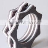 2017 New Products Website China Supplier Felt Fabric Fashion Charm Smart Health Promotional Polyester Bracelet Bracelet