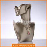 Elegant Necklace Fiberglass Mannequin for Jewelry Display Stand thumbnail-3