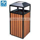 Heavy Duty Large Garbage Metal Waste Bin Outdoor Use thumbnail-2