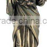 Home Decoration Metal Crafts Bronze Mary and Baby Jesus Statue for Sale thumbnail-4